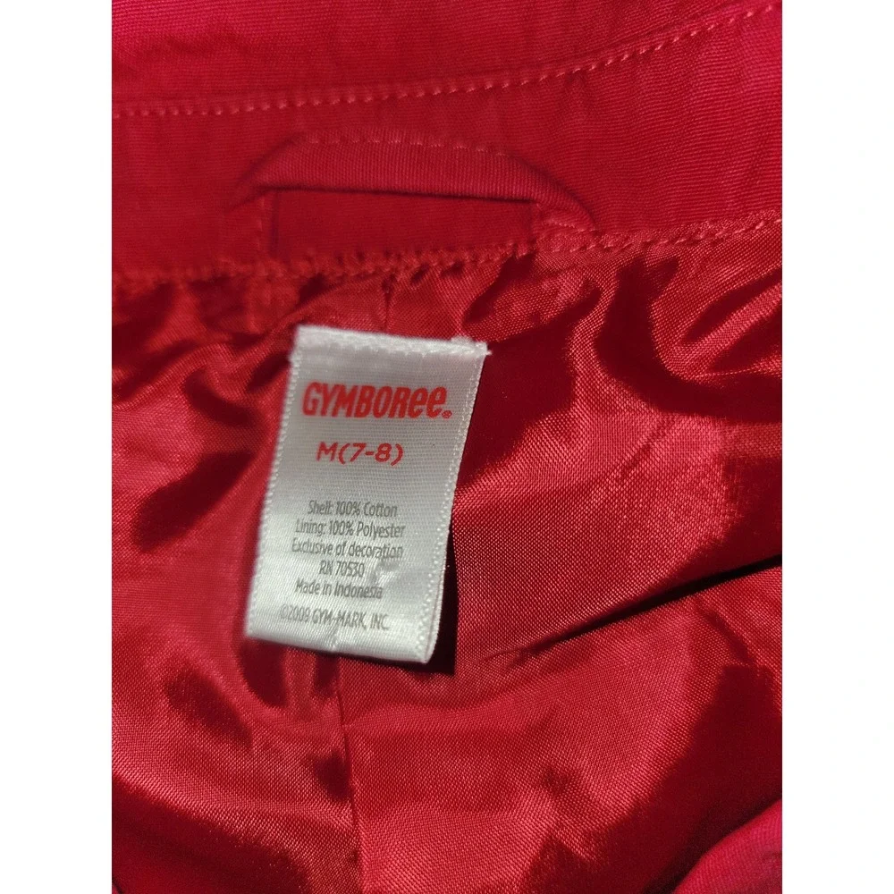 Gymboree red trench coat winter jacket size medium 7 8‎ girls